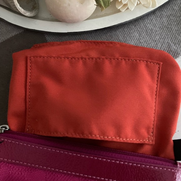 Coach Hot Pink Wristlet Signature Jacquard Wristlet Clutch - Picture 8 of 10